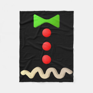 Gingerbread Man Costume Halloween Costume Fleece Blanket