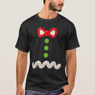 Gingerbread Man Costume Kids Men Women Funny Chris T-Shirt