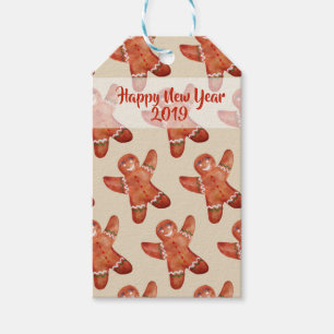 Gingerbread Man  Custom Gift Tag