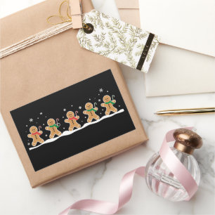 Gingerbread Man Cute Christmas Holiday Baker  Sticker