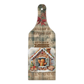 Gingerbread Man Cutting Board: Kitchen Fun! Board