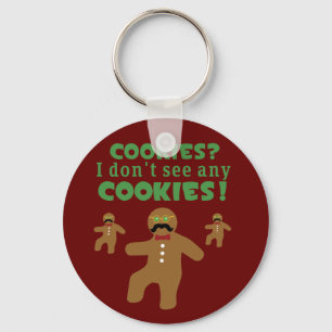 Gingerbread Man Disguise Keychain