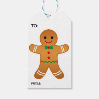Gingerbread Man Gift Tag