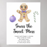 Gingerbread man - guess the sweet mess