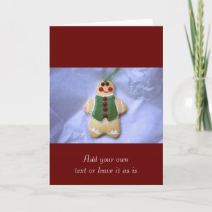 Gingerbread Man Holiday Card