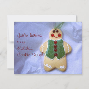 Gingerbread Man Invitation