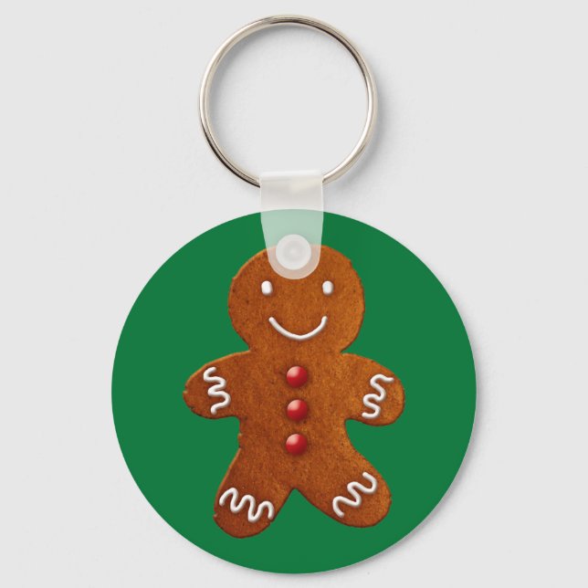 Gingerbread Man Keychain (Front)