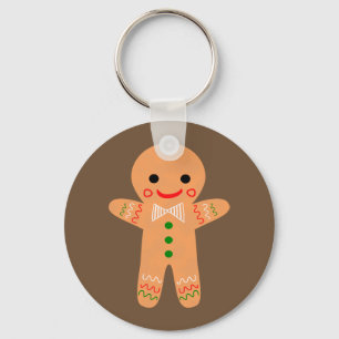 Gingerbread Man Keychain