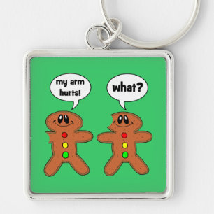 gingerbread man keychain