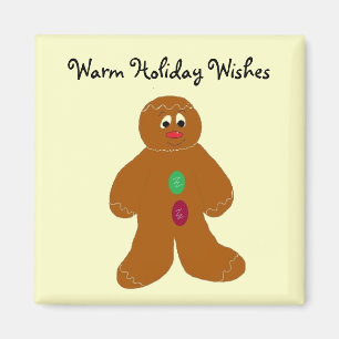 Gingerbread Man Magnet
