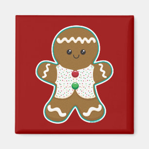 Gingerbread Man Magnet