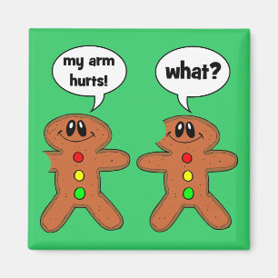 gingerbread man magnet