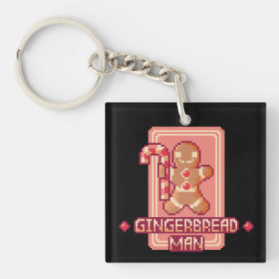 Gingerbread man, Merry Christmas, Pixel Art