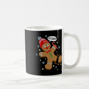 Gingerbread Man Oh Snap Christmas  Coffee Mug
