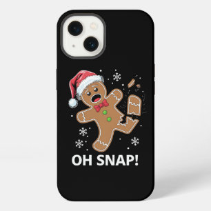 Gingerbread Man Oh Snap Christmas Funny Cookie  iPhone 13 Case