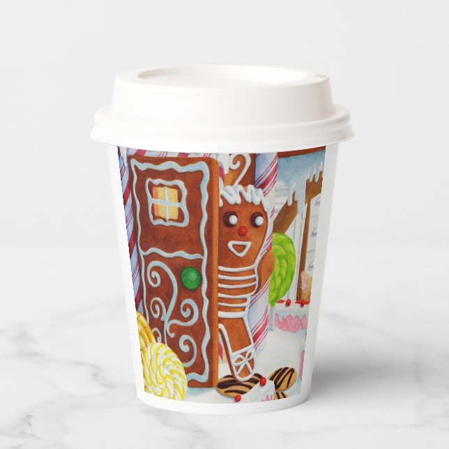GINGERBREAD MAN Paper Cups (Front)