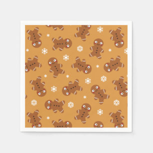 Gingerbread Man Paper Napkin