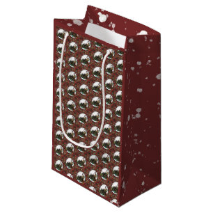 Gingerbread Man- Peppermint Small Gift Bag