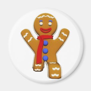 Gingerbread Man - Perfect Landing Magnet