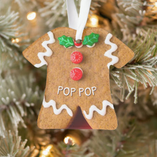 Gingerbread Man Personalized Christmas Ornament