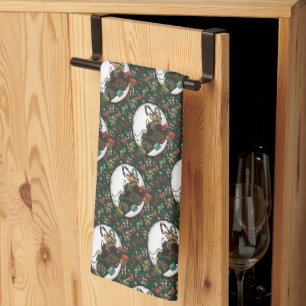 Gingerbread Man: Pine Kitchen Towel