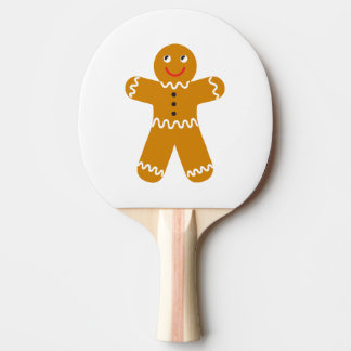 Gingerbread Man Ping Pong Paddle