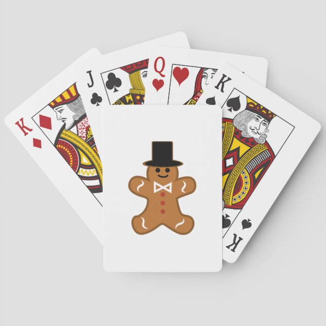 Gingerbread Man Playing Cards (Back)