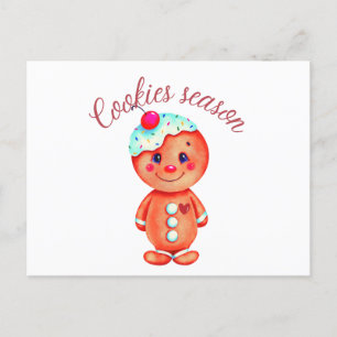 Gingerbread Man Postcard