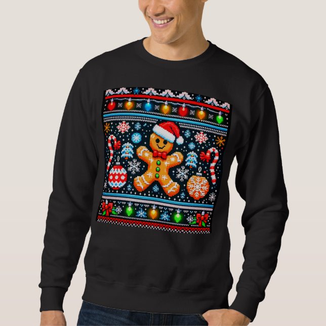 Gingerbread man sweatshirt (Front)