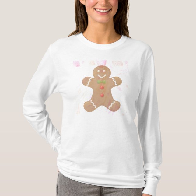 Gingerbread Man Sweatshirt T-Shirt (Front)