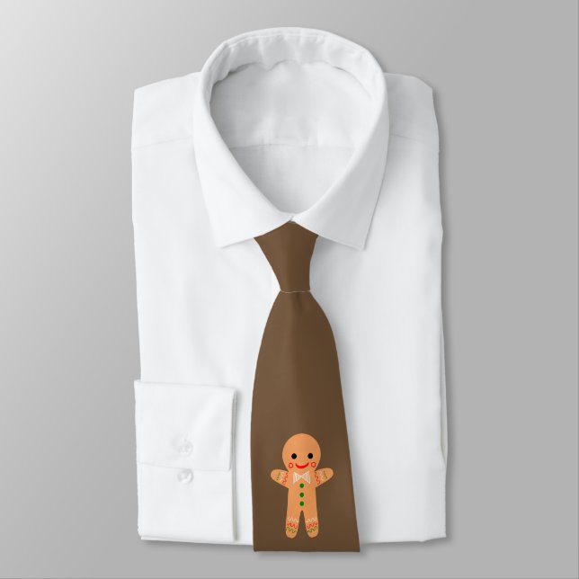 Gingerbread Man Tie (Tied)