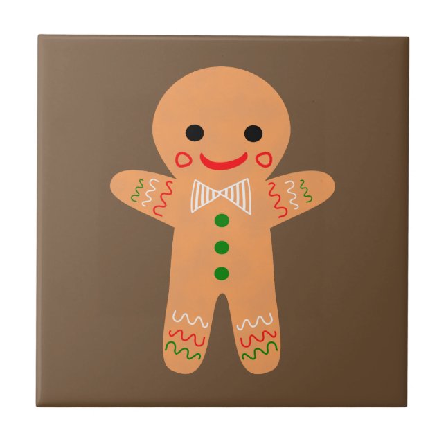 Gingerbread Man Tile (Front)