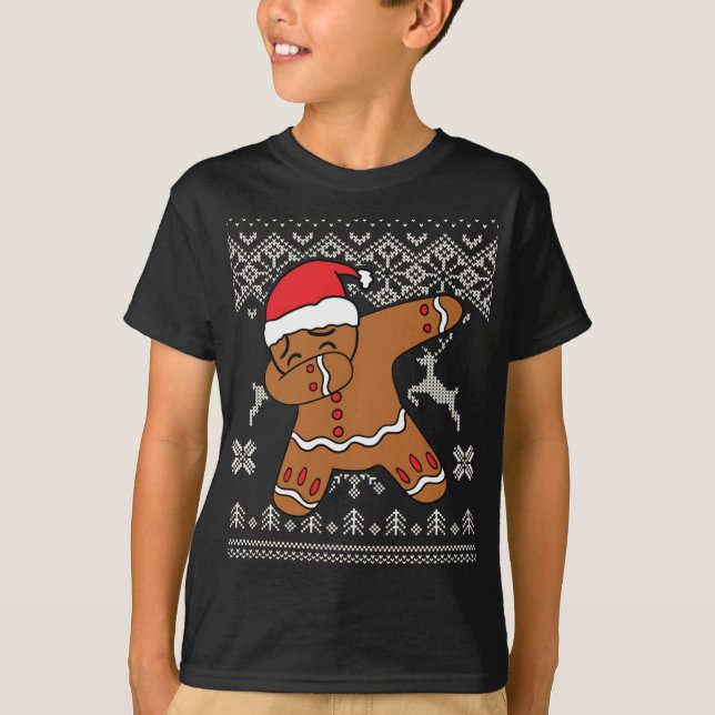 Gingerbread Man Ugly Christmas Sweater Gingerdab D (Front)