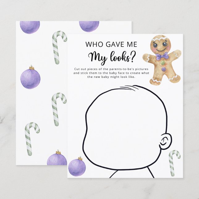 Gingerbread man - who gave me my looks game (Front/Back)