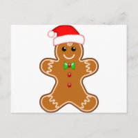 Gingerbread man with hat