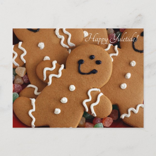gingerbread men cookies postcard (Front)