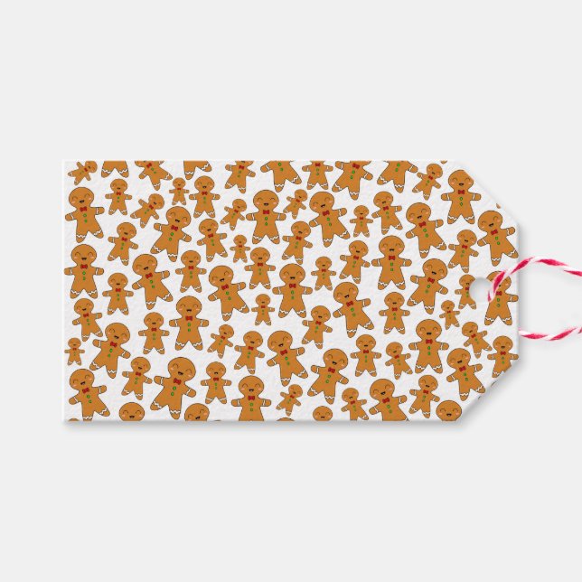 Gingerbread Men Gift Tags (Front (Horizontal))