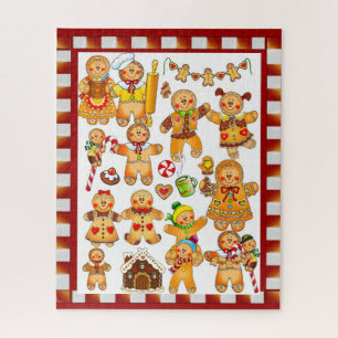 Gingerbread Men Jigsaw Puzzle