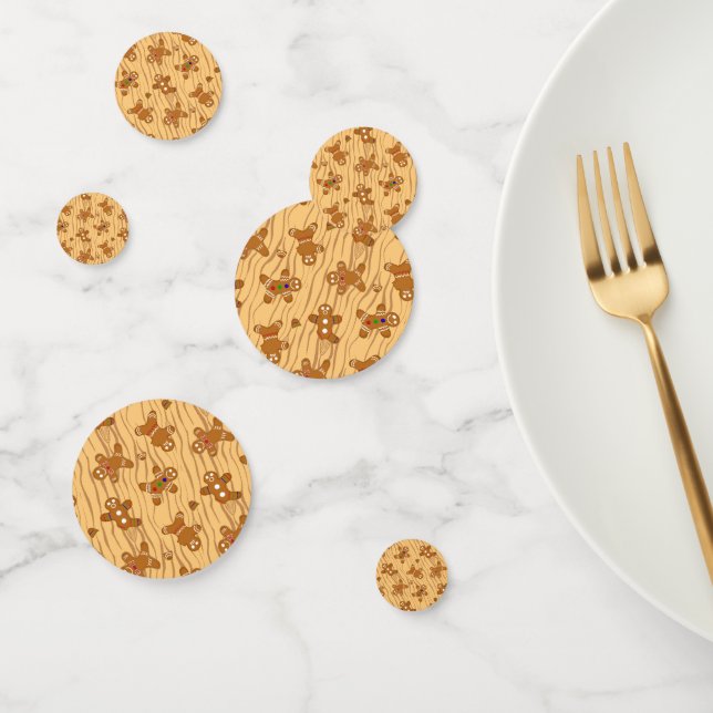 Gingerbread Men Medley Confetti (Group)