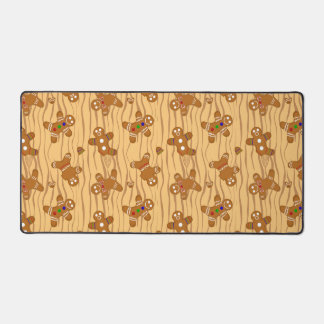 Gingerbread Men Medley Desk Mat