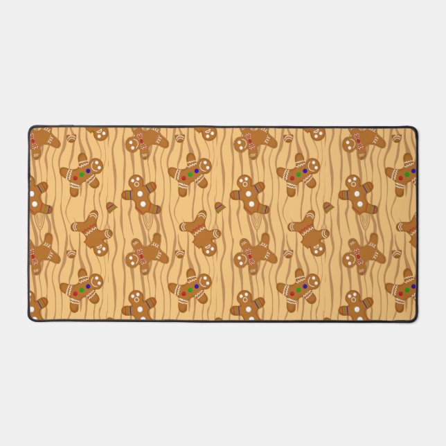 Gingerbread Men Medley Desk Mat (Front)