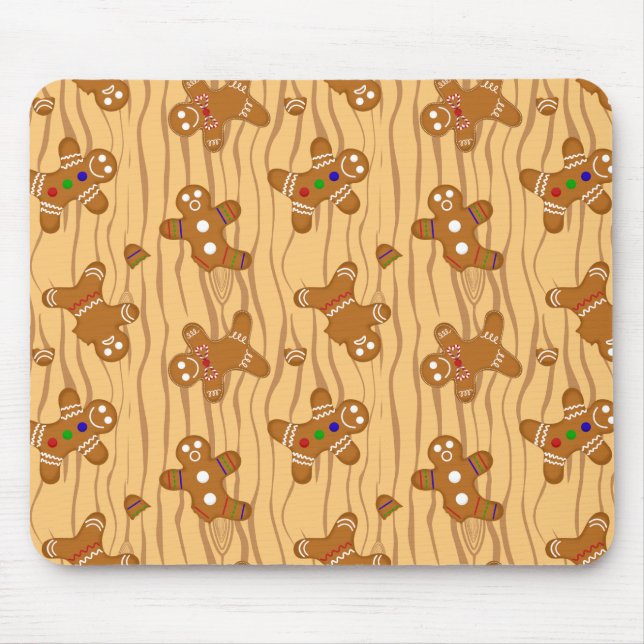 Gingerbread Men Medley Mouse Pad (Front)