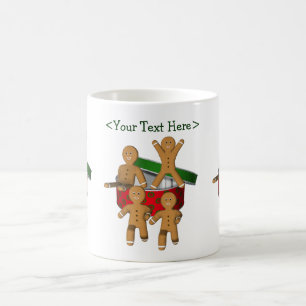 Gingerbread Men Personalized Christmas Holiday Mug