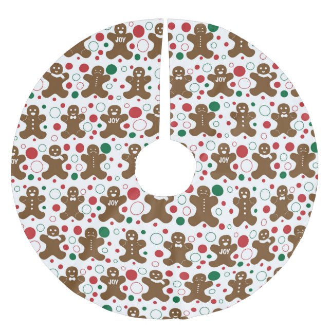 Gingerbread Men - Tree Skirt (Front)