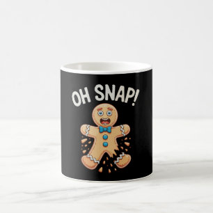 Gingerbread Oh Snap Christmas Cookie Baking Xmas Coffee Mug