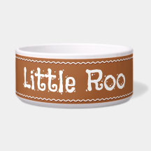 Gingerbread Personalized Pet Bowl - Custom Holiday