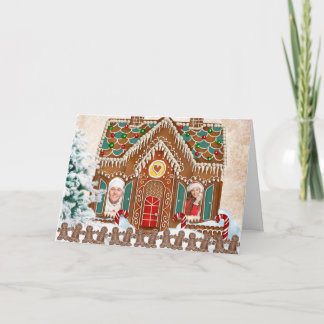 Gingerbread Photo Christmas Card