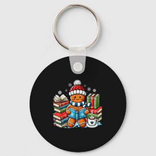 Gingerbread Reading Teacher Bookish Library Kids U Keychain