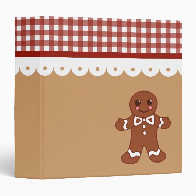 Gingerbread Recipe Binder (Front/Spine)