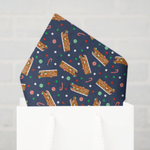 Gingerbread RVs Class C Camper Christmas Tissue Paper